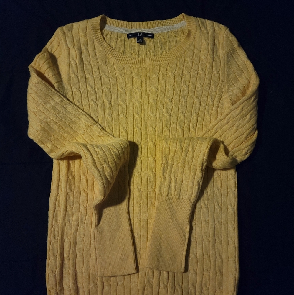 Gap, Yellow Sweater,Medium